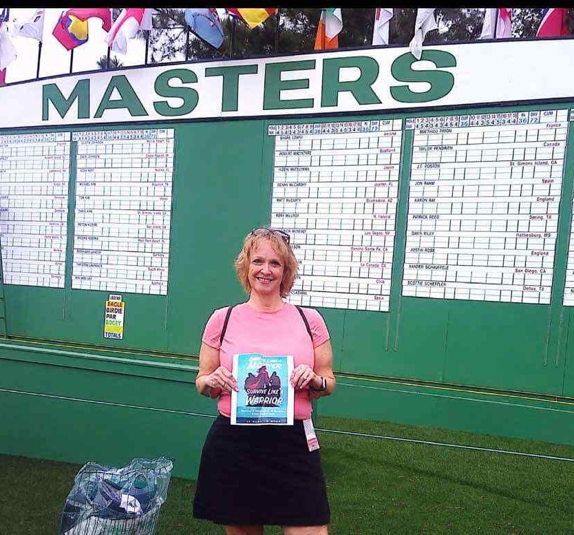 Look where our book cover went!